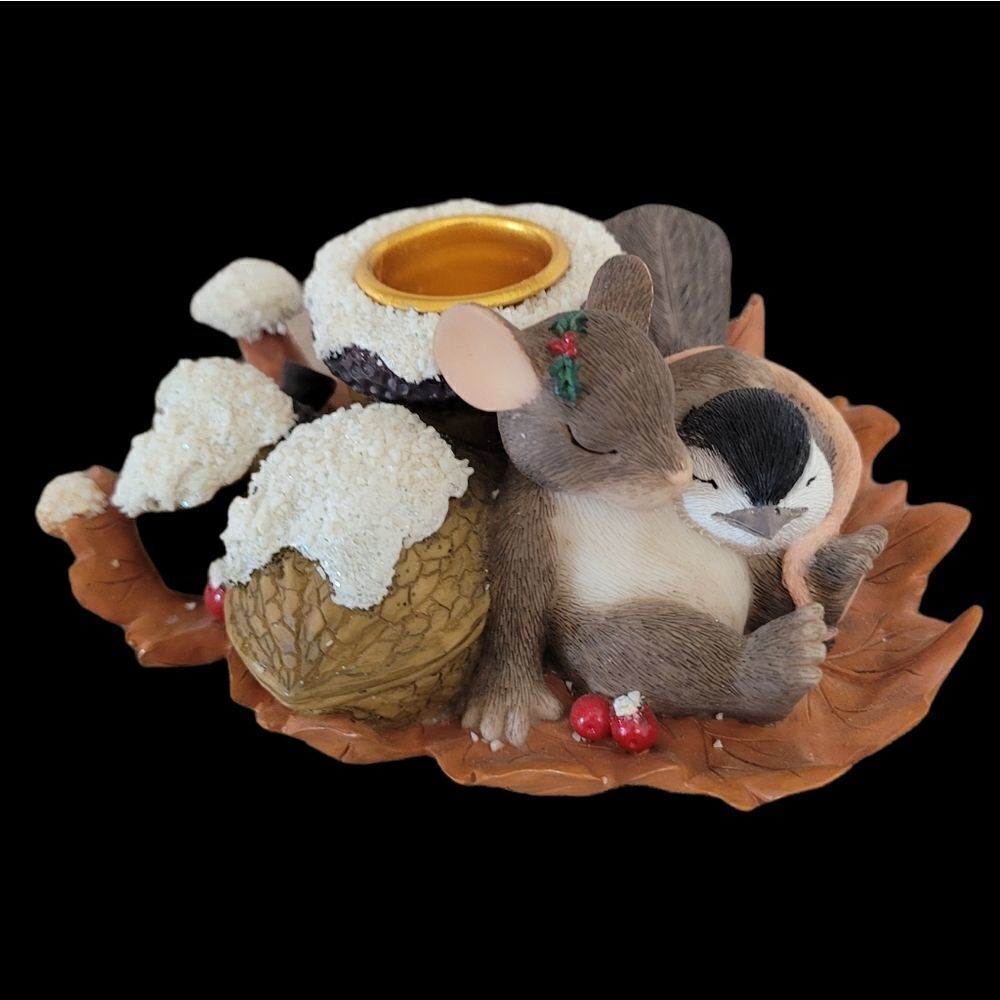 Fitz & Floyd charming tails candle stick holder
